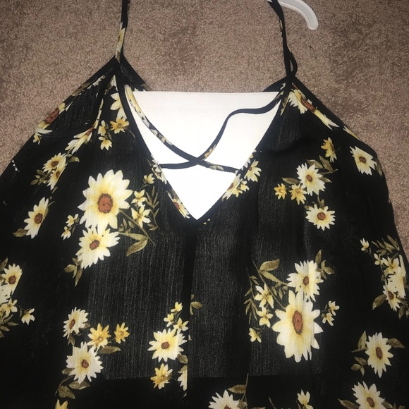 ***SOLD*** NWOT Forever 21 Sunflower Dress - Picture 2 of 3